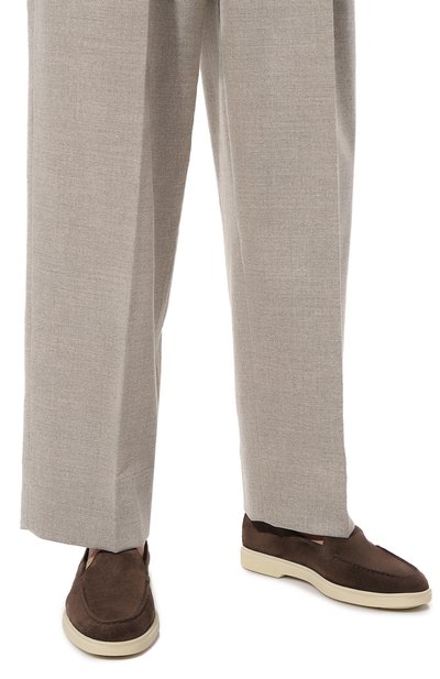 Замшевые лоферы SANTONI, арт. WUYA58856TISNSW9, фото 3