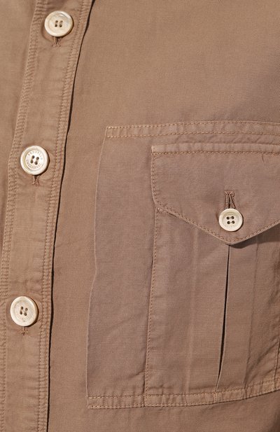 Куртка-рубашка изо льна и хлопка BRUNELLO CUCINELLI, арт. M291DB6220, фото 5