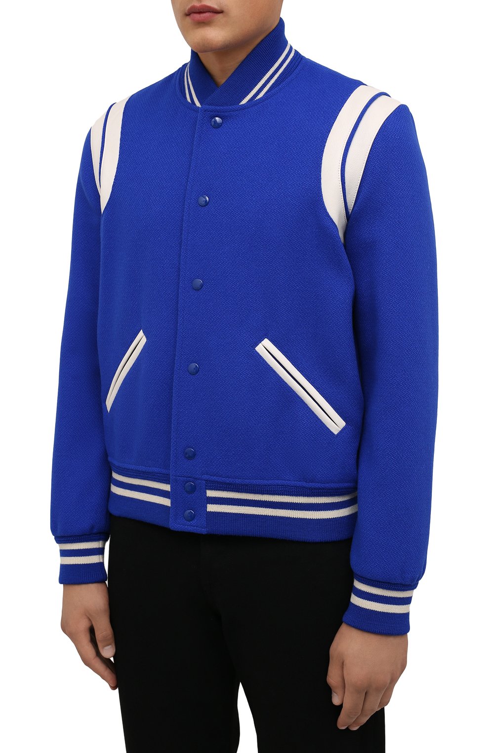 Шерстяной бомбер SAINT LAURENT, арт. 354718/Y180W, фото 3