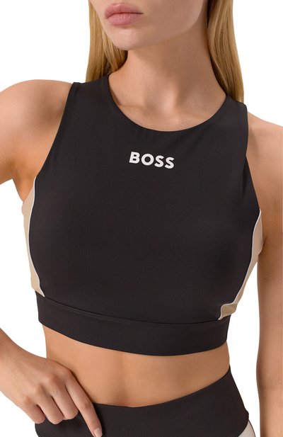 Топ BOSS черного цвета по цене 11950 руб., арт. 50544180, фото 5 Топ BOSS, арт. 50544180, фото 5