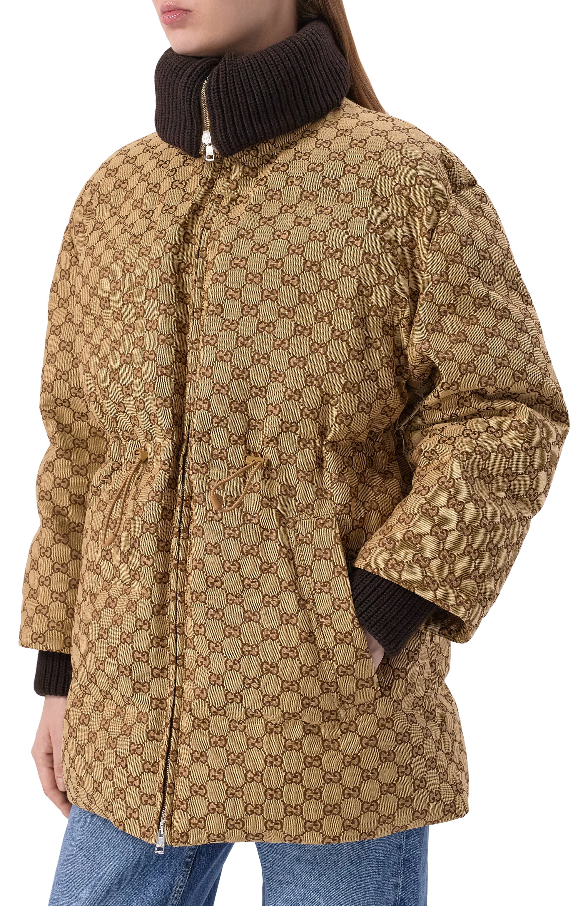 Хлопковый пуховик GUCCI, арт. 835412/ZAF4S, фото 3