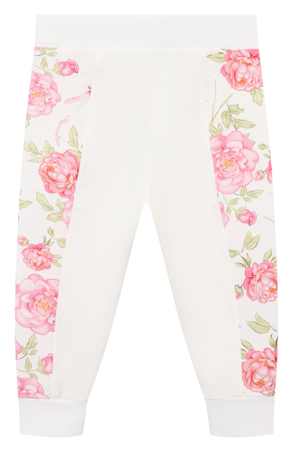 Хлопковые джоггеры MONNALISA, арт. 397400, фото 2