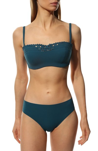 Плавки-бикини LISE CHARMEL бирюзового цвета по цене 13050 руб., арт. ABA0515, фото 2 Плавки-бикини LISE CHARMEL, арт. ABA0515, фото 2