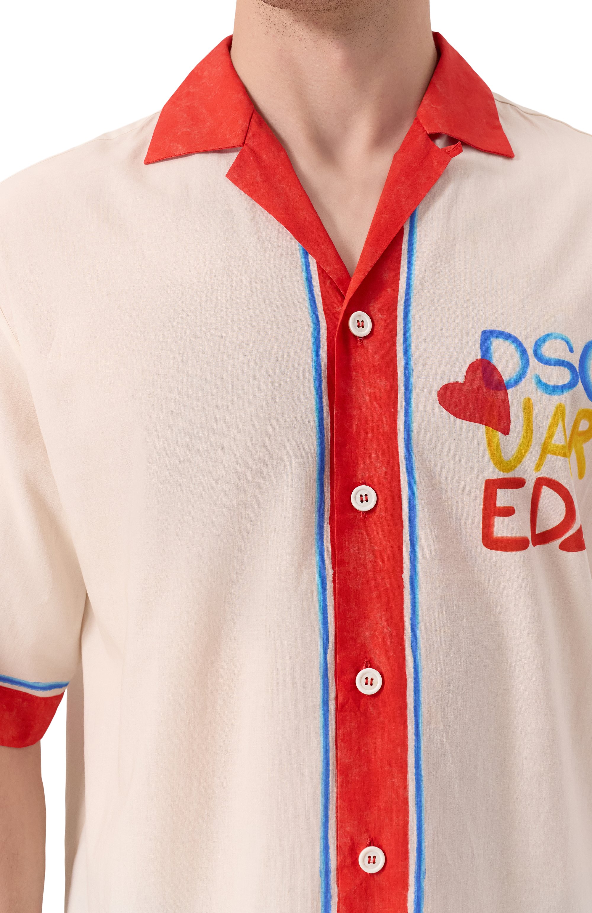 Хлопковая рубашка DSQUARED2, арт. S78DM0044/D35282, фото 5