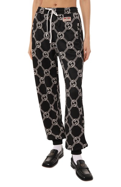 Джоггеры GUCCI черного цвета по цене 132480 руб., арт. 683269 XJD1I, фото 3 Джоггеры GUCCI, арт. 683269 XJD1I, фото 3