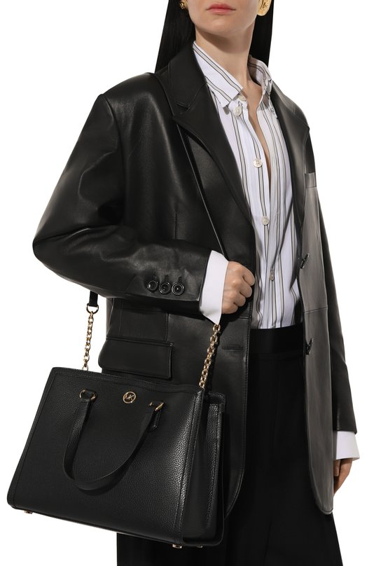 Сумка Chantal medium MICHAEL Michael Kors 30F2G7CS2T Чёрный  30F2G7CS2T Фото 2