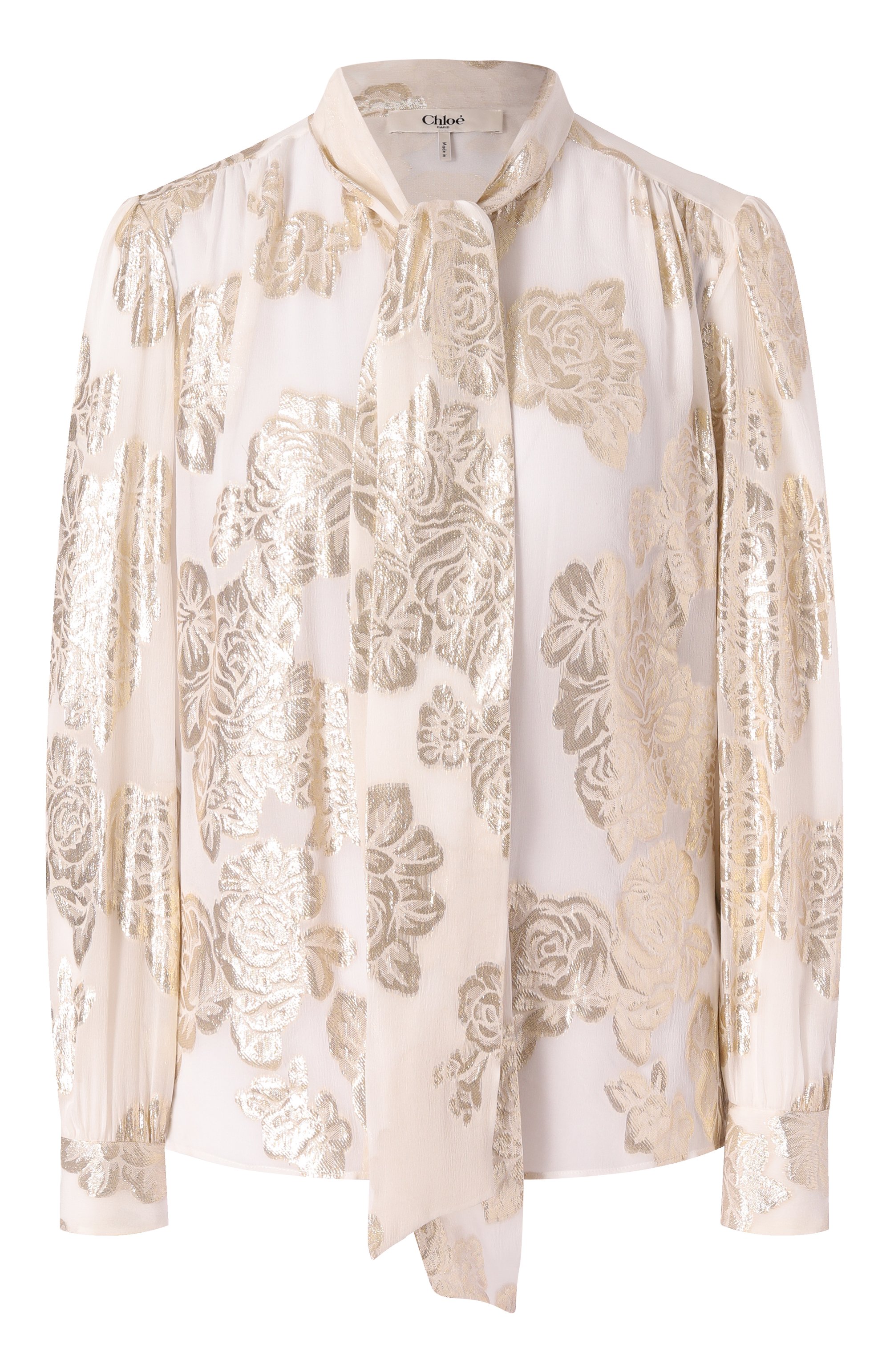 Шелковая блузка CHLOÉ, арт. CHC25SHT02413, фот�о 1