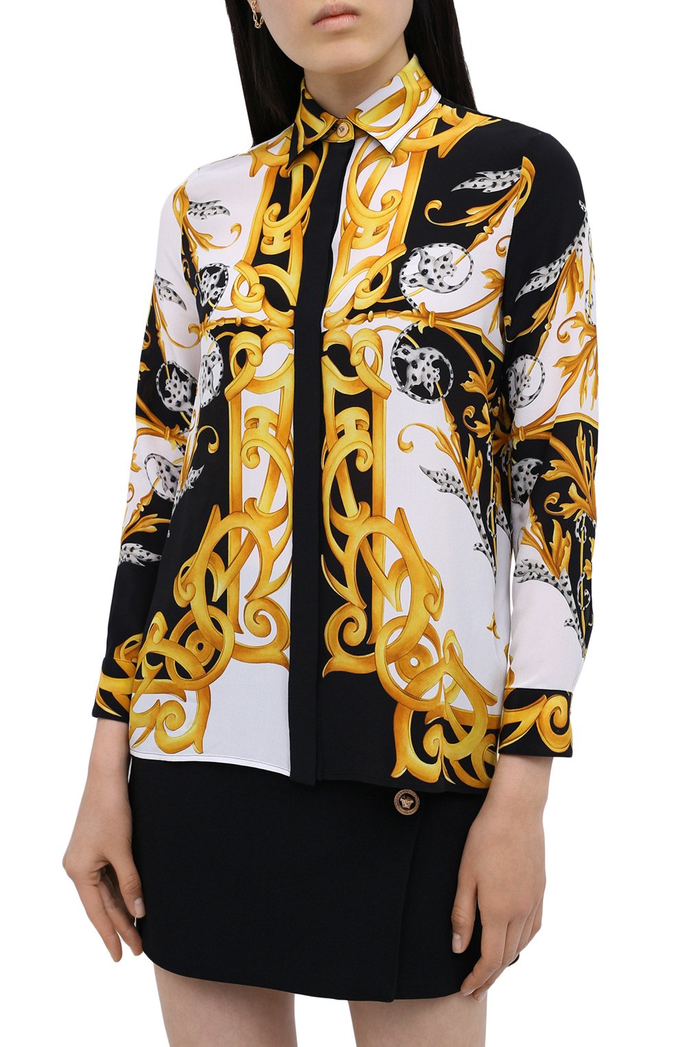 Шелковая рубашка VERSACE, арт. A82662/A235472, фото 3