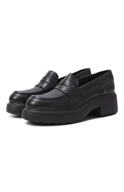 Женские кожаные пенни-лоферы easy SANTONI, арт. WUEG71868SM0TDYL