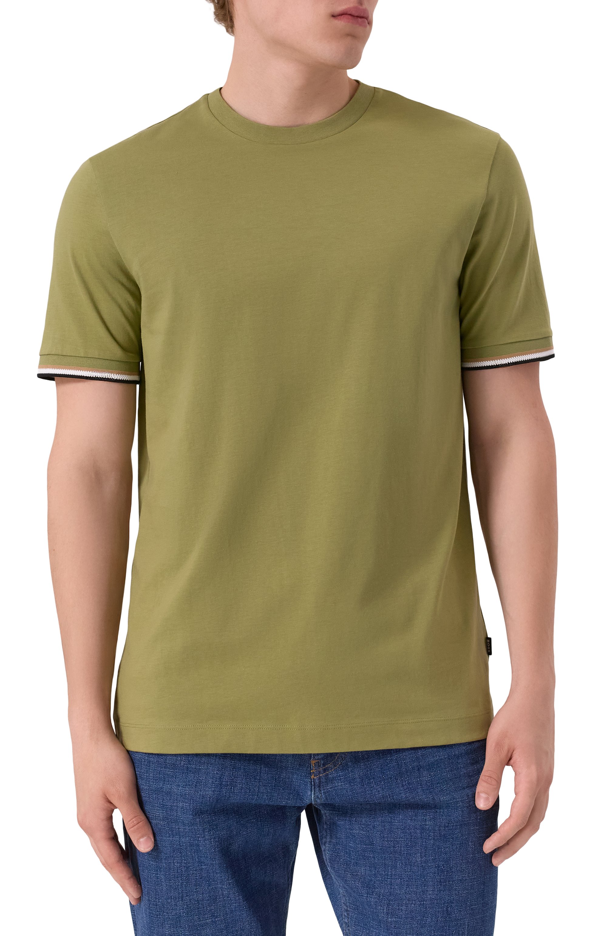 Хлопковая футболка BOSS, арт. 50501097, фото 3