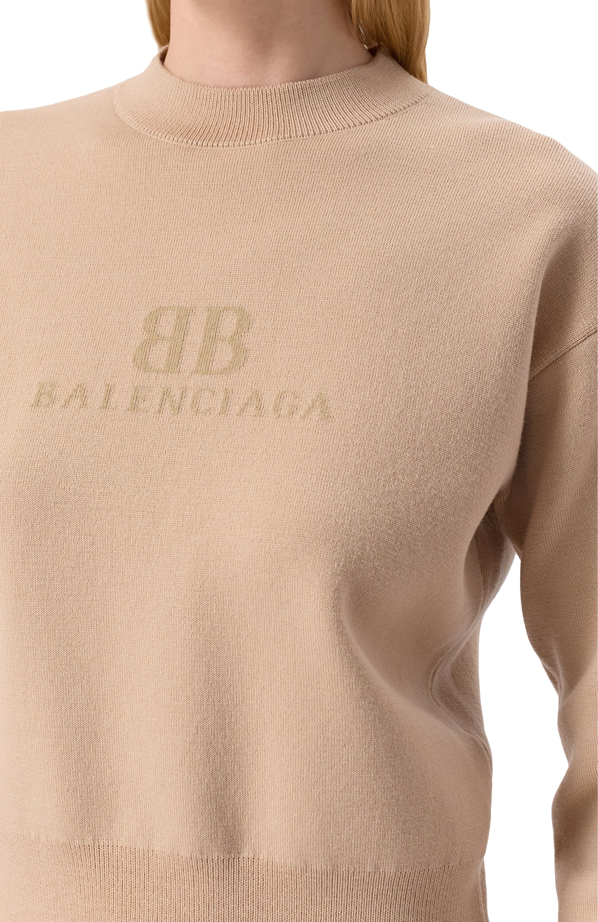 Пуловер из шерсти и хлопка BALENCIAGA, арт. 818418/T1725, фото 5