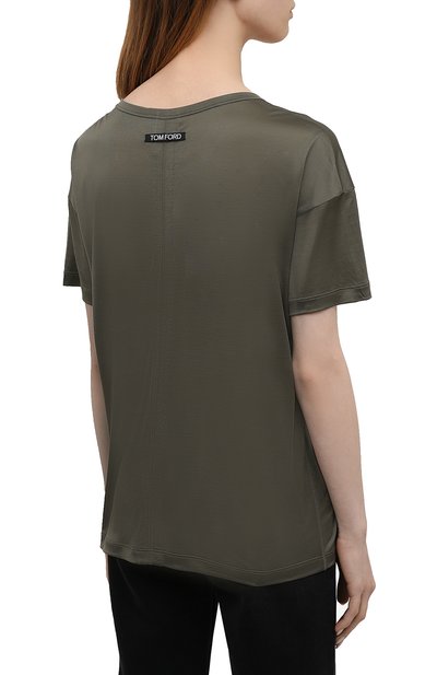 Шелковая футболка TOM FORD, арт. TSJ383-FAX835, фото 4