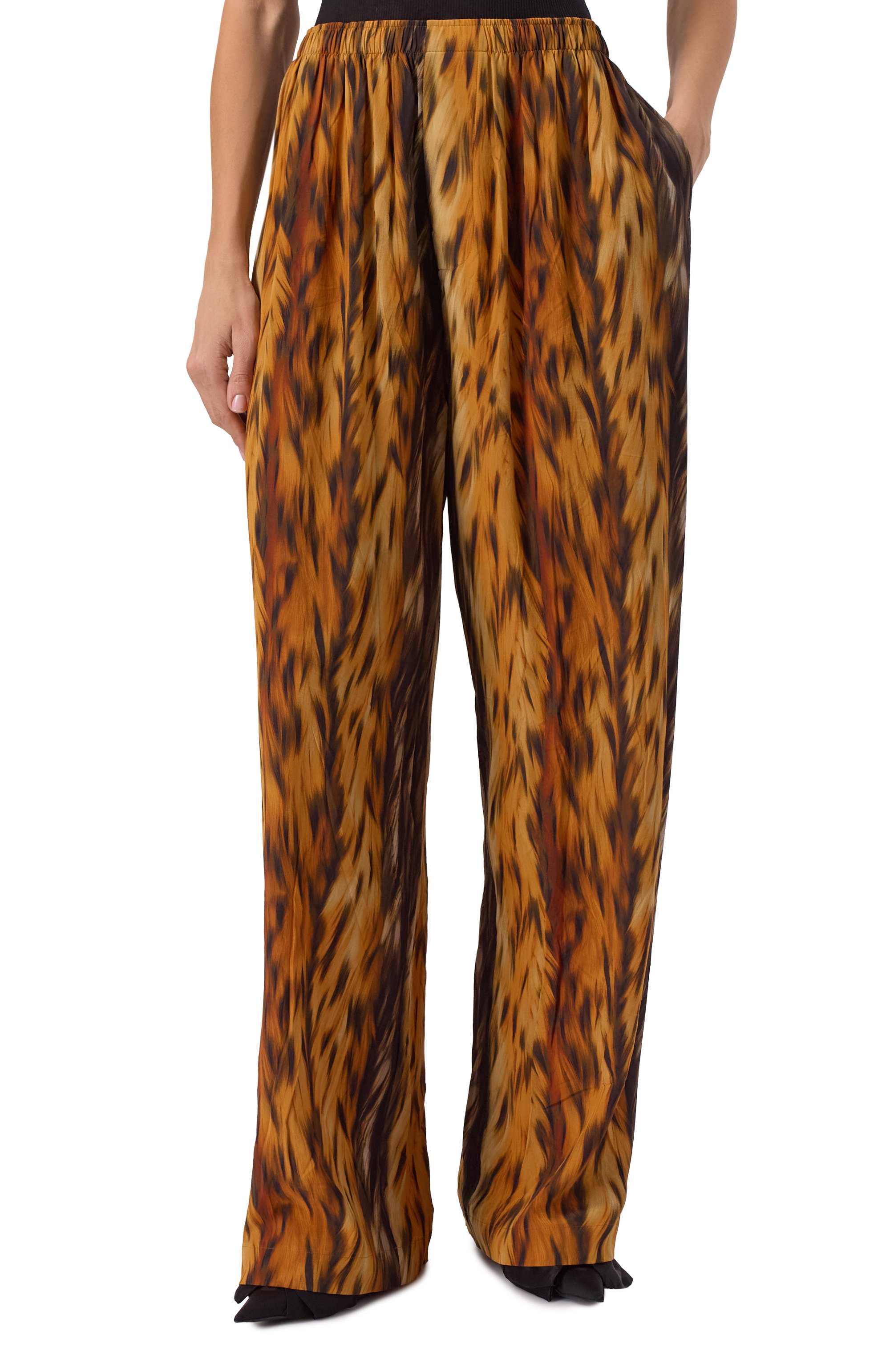 Шелковые брюки BALENCIAGA, арт. 681822/TRLD5, фото 3