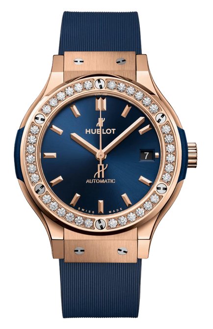 Женские часы king gold blue diamonds HUBLOT бесцветного цвета, арт. 581.OX.7180.RX.1104 | Фото 1 (Нос: Не проставлено; Региональные ограничения белый список (Axapta Mercury): Не проставлено)