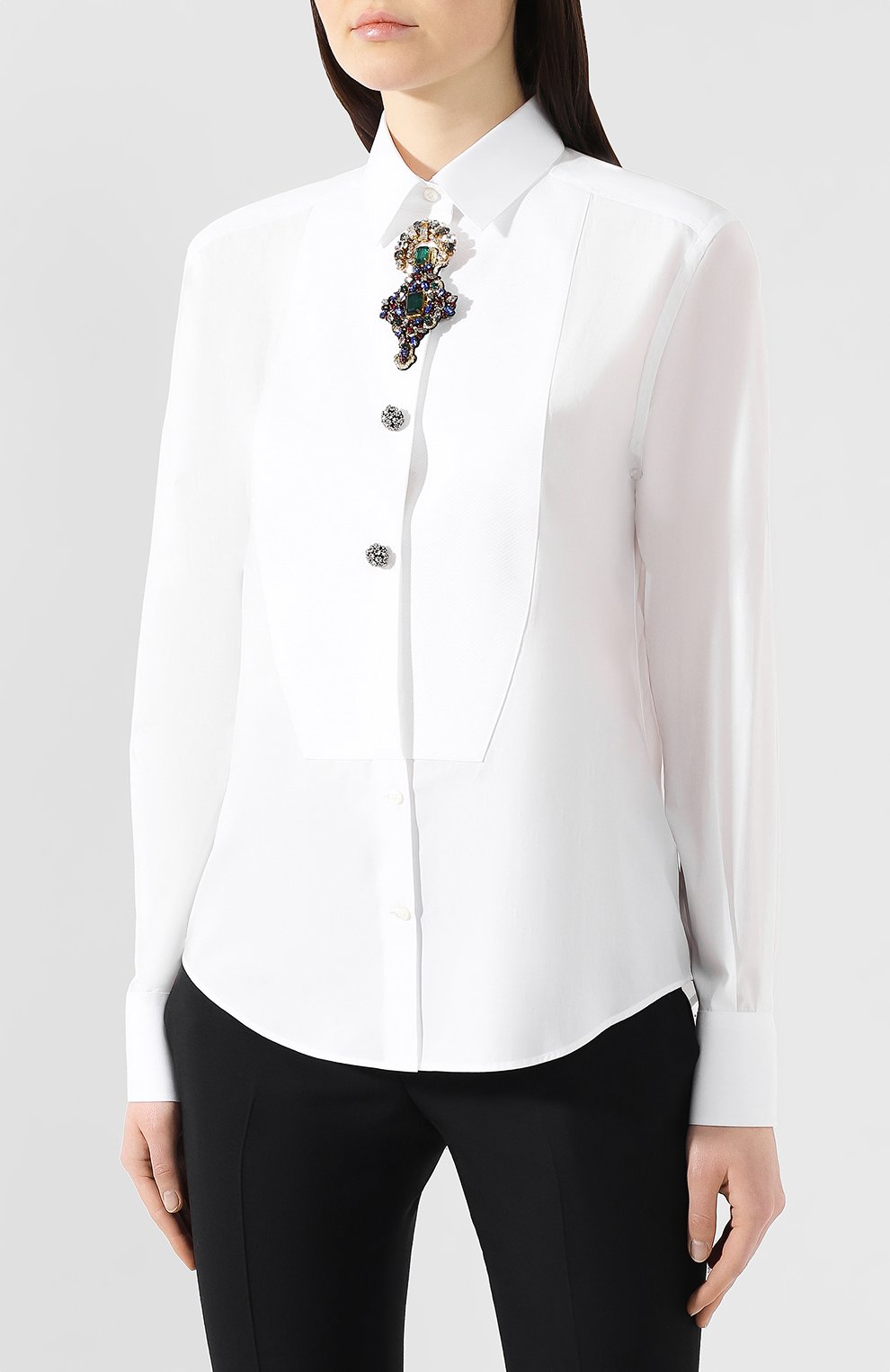 Хлопковая рубашка DOLCE & GABBANA, арт. F5K29Z/FU5K9, фото 3