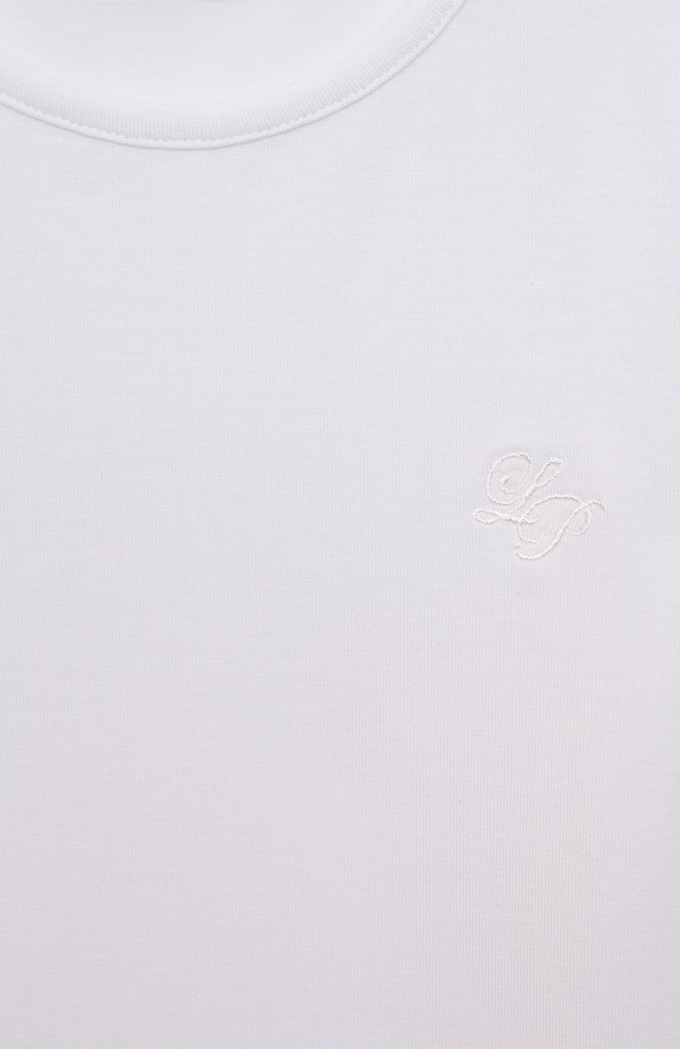 Хлопковая футболка LA PERLA кремового цвета по цене 5715 руб., арт. 44764/8A-14A, фото 3 Хлопковая футболка LA PERLA, арт. 44764/8A-14A, фото 3