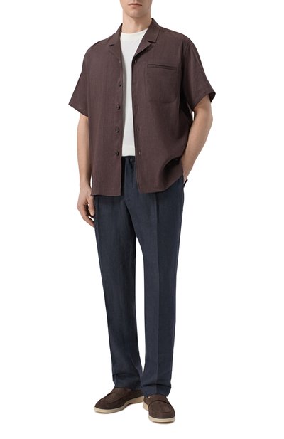 Рубашка изо льна и шерсти CORNELIANI, арт. 27I201/2718468, фото 2