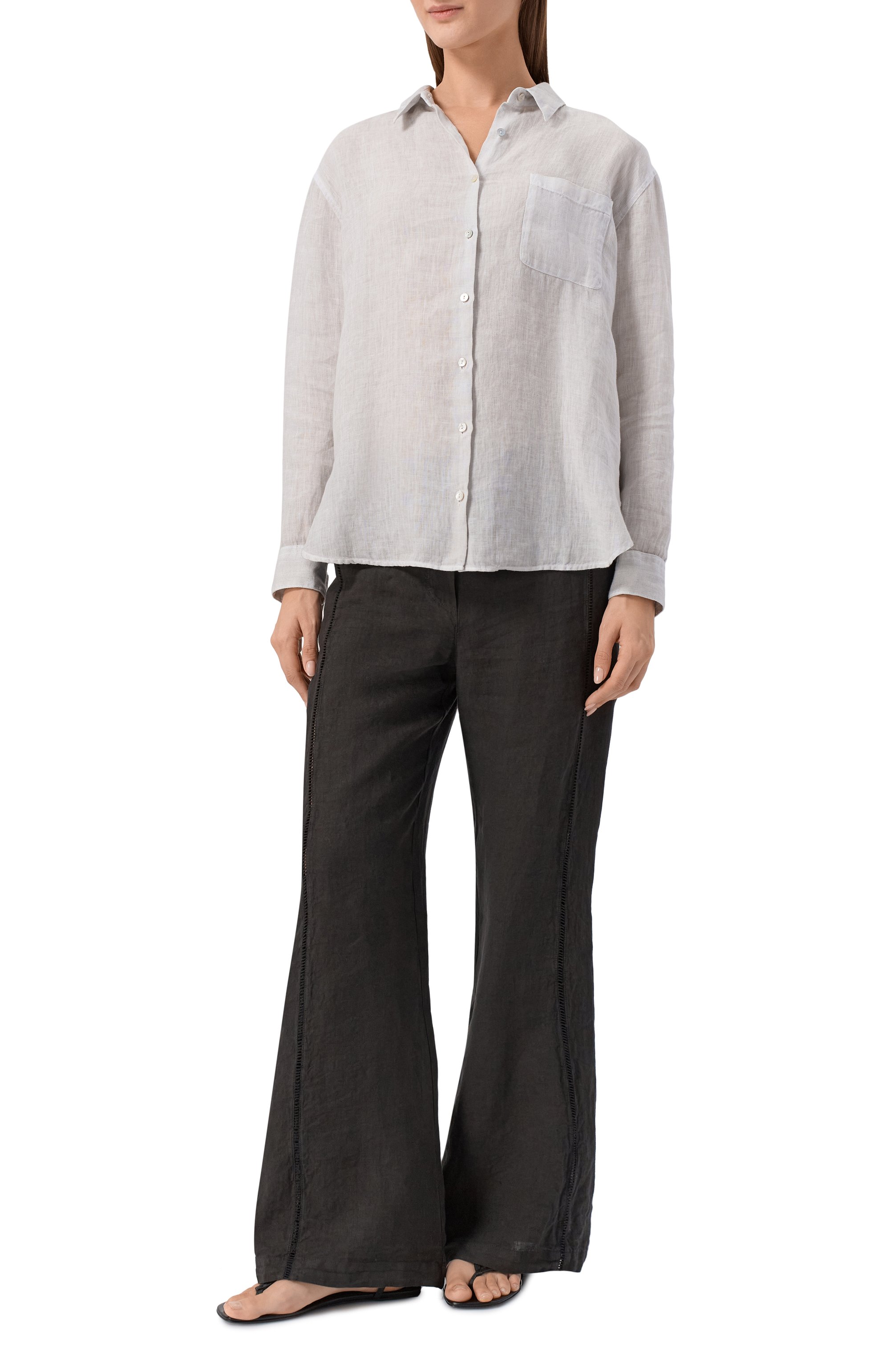 Льняная рубашка 120% LINO, арт. 33ALIW19GE/0000115_001, фото 2