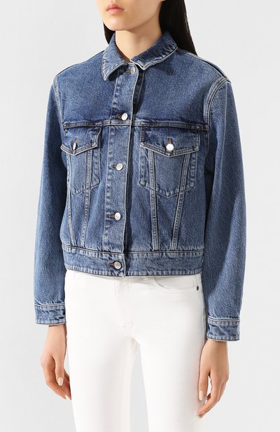 Джинсовая куртка STELLA MCCARTNEY синего цвета по цене 71900 руб., арт. 600578/SNH68, фото 3 Джинсовая куртка STELLA MCCARTNEY, арт. 600578/SNH68, фото 3