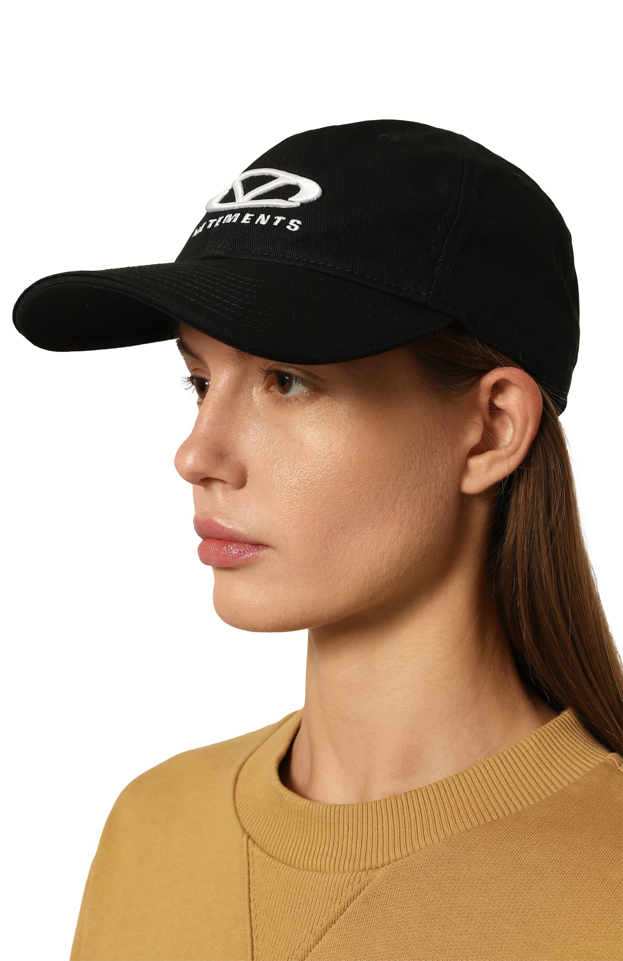 Хлопковая бейсболка VETEMENTS, арт. UA66CA100B, фото 3
