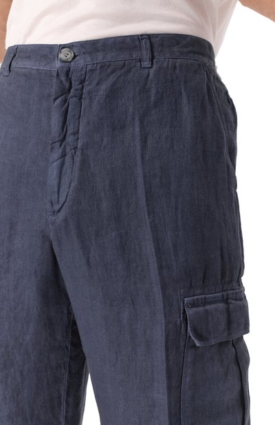 Льняные брюки-карго 120% LINO, арт. 32ALIM29DX/D943/S00, фото 5