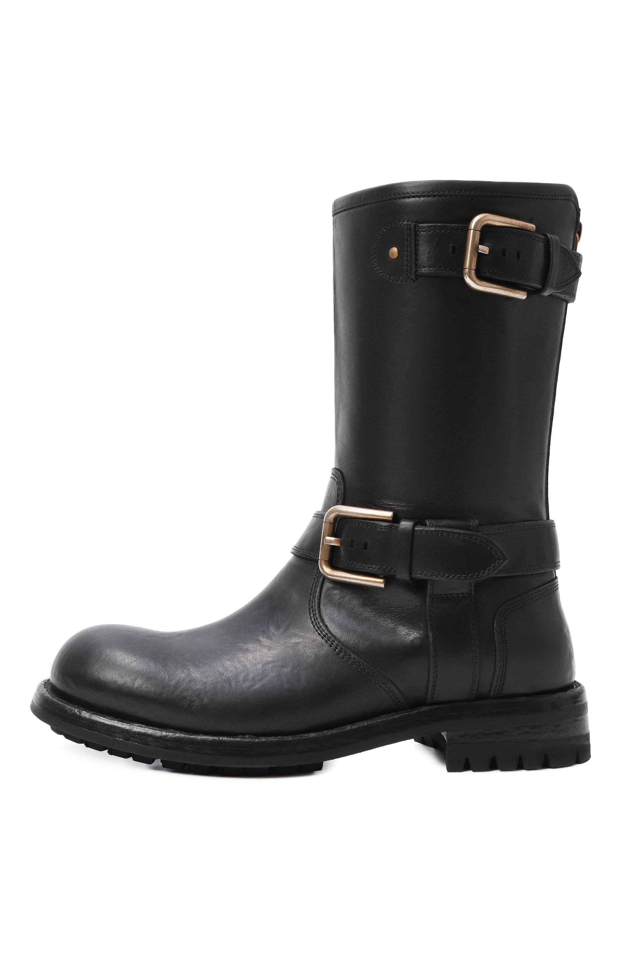 Кожаные ботинки bernini DOLCE & GABBANA, арт. CT1081/AW352, фото 4