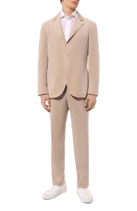 Вельветовый костюм Brunello Cucinelli MQ435LBNH Бежевый MQ435LBNH
