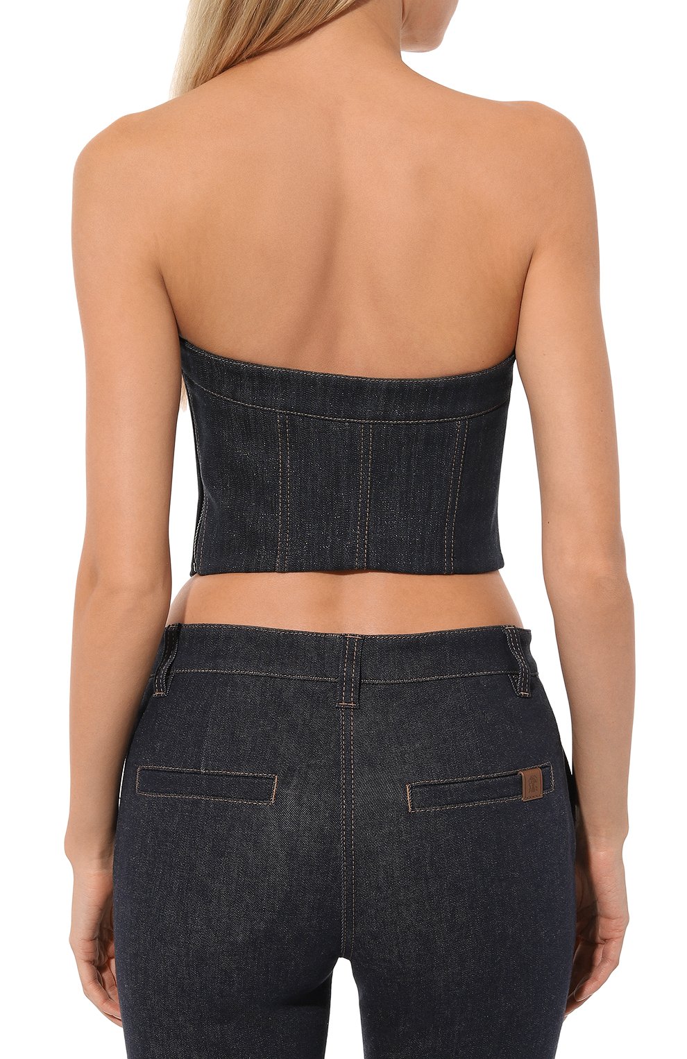 Джинсовый корсет BRUNELLO CUCINELLI, арт. ML161TR08, фото 4