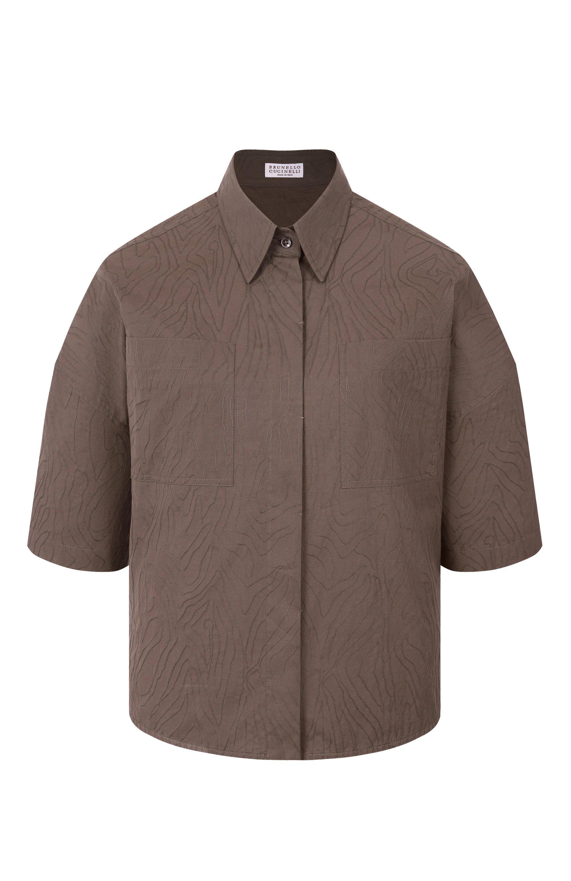 Хлопковая рубашка BRUNELLO CUCINELLI, арт. MQ994HH206, фото 1