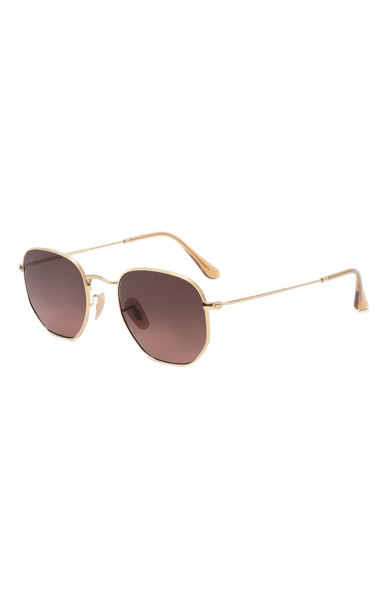 Женские солнцезащитные очки RAY-BAN коричневого цвета, арт. 3548N-912443 | Фото 1 (Тип очков: С/з; Материал: Металл; Кросс-КТ: С/з-унисекс; Очки форма: Квад�ратные; Оптика Гендер: оптика-унисекс)