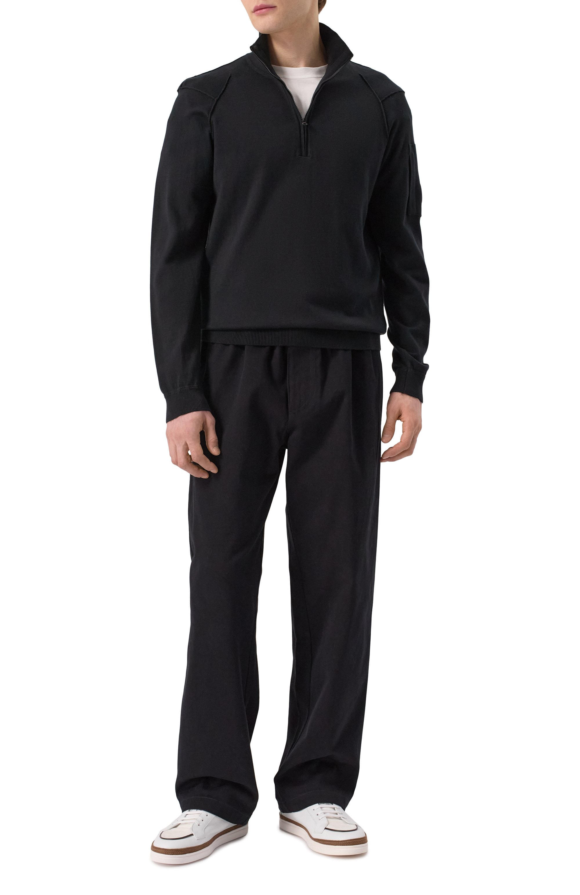 Хлопковый джемпер C.P. COMPANY, арт. 18CMKN083A004037A, фото 2