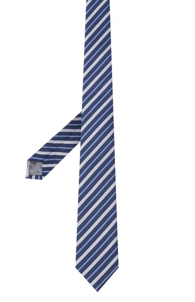 Шелковый галстук EMPORIO ARMANI синего цвета по цене 16700 руб., арт. EM001346/TE13714, фото 3 Шелковый галстук EMPORIO ARMANI, арт. EM001346/TE13714, фото 3