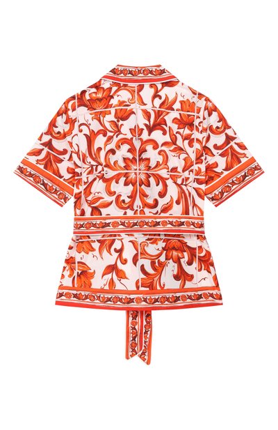 Хлопковая рубашка DOLCE & GABBANA, арт. L56S07/G7P4J, фото 2