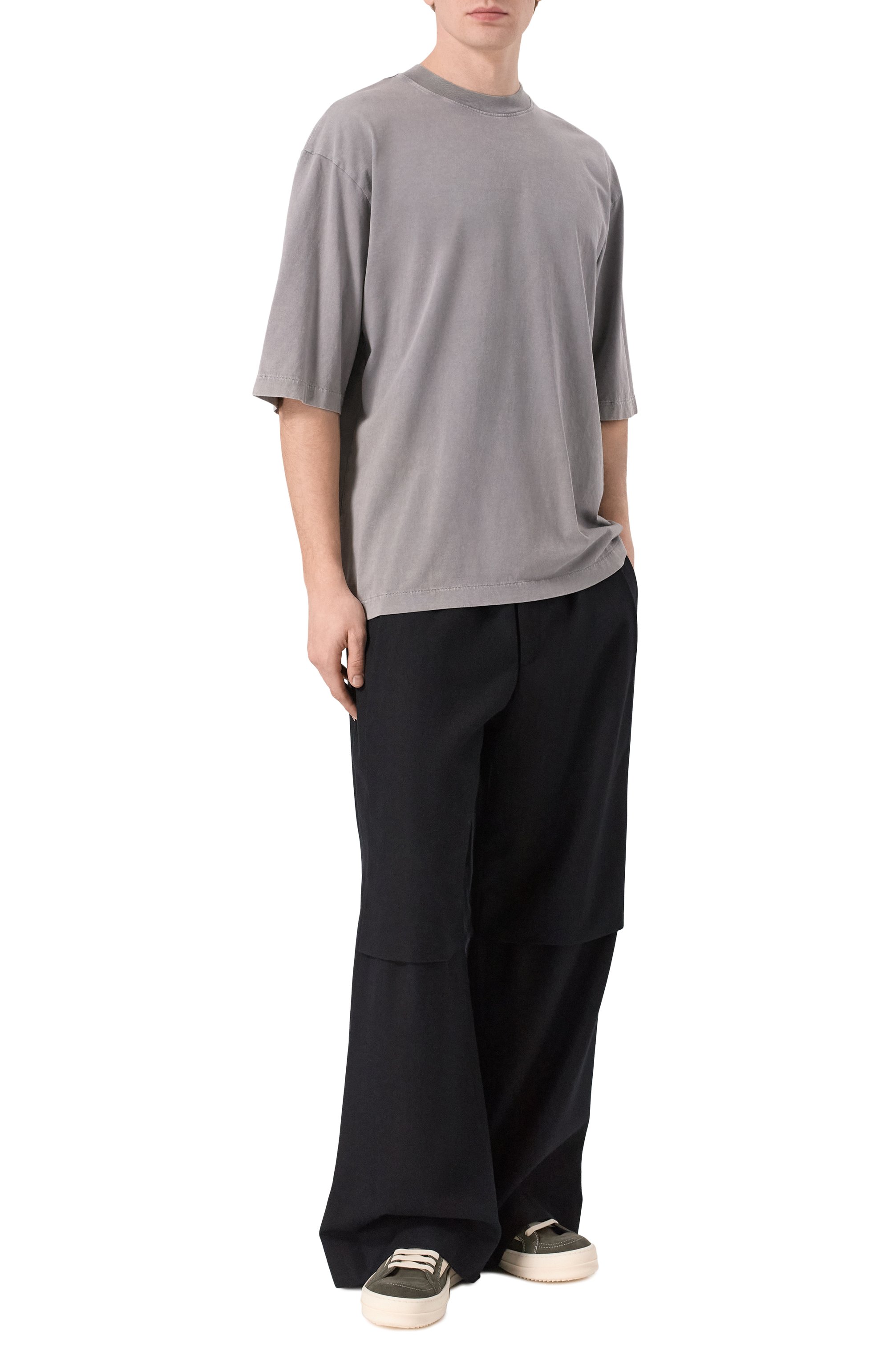 Хлопковая футболка ROADLESS серого цвета по цене 13800 руб., арт. RSS-TS, фото 2 Хлопковая футболка ROADLESS, арт. RSS-TS, фото 2