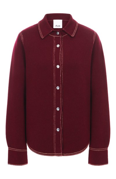 Женская рубашка из шерсти и кашемира ALLUDE, арт. 255/17711