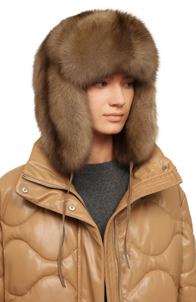 Шапка-ушанка из меха соболя FURLAND, арт. 0106201910096100000, фото 2