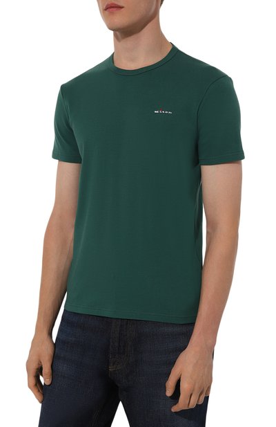 Хлопковая футболка KITON, арт. UNWM008K0228F08, фото 3