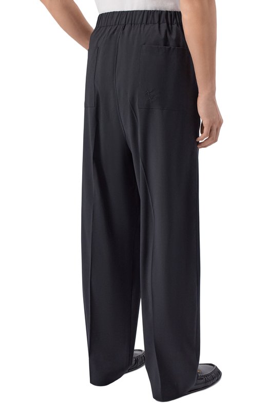 Шерстяные брюки Laneus S6LAMAPA086 Чёрный  S6LAMAPA086 Фото 4