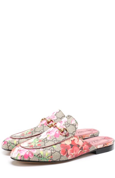 Сабо princetown из текстиля с принтом GUCCI, арт. 432772/KU2P0, фото 1