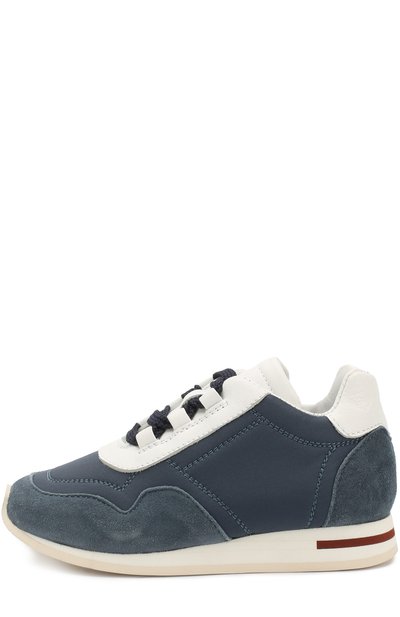 Текстильные кроссовки с отделкой из замши и кожи LORO PIANA, арт. FAG2102, фото 2