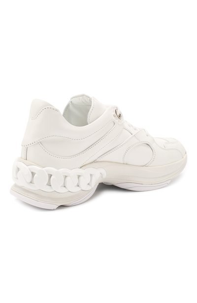 Кожаные кроссовки CASADEI, арт. 2J878N0201R00169999, фото 4