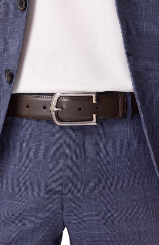 Кожаный ремень Corneliani 25V300-2520830 Коричневый  25V300-2520830 Фото 2