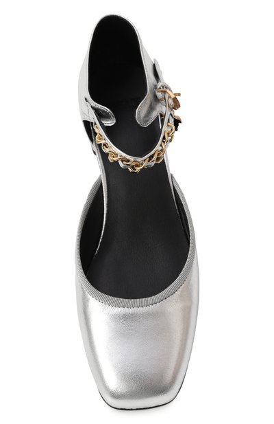 Кожаные туфли VERSACE, арт. 1016546/1A11702/34-38, фото 4