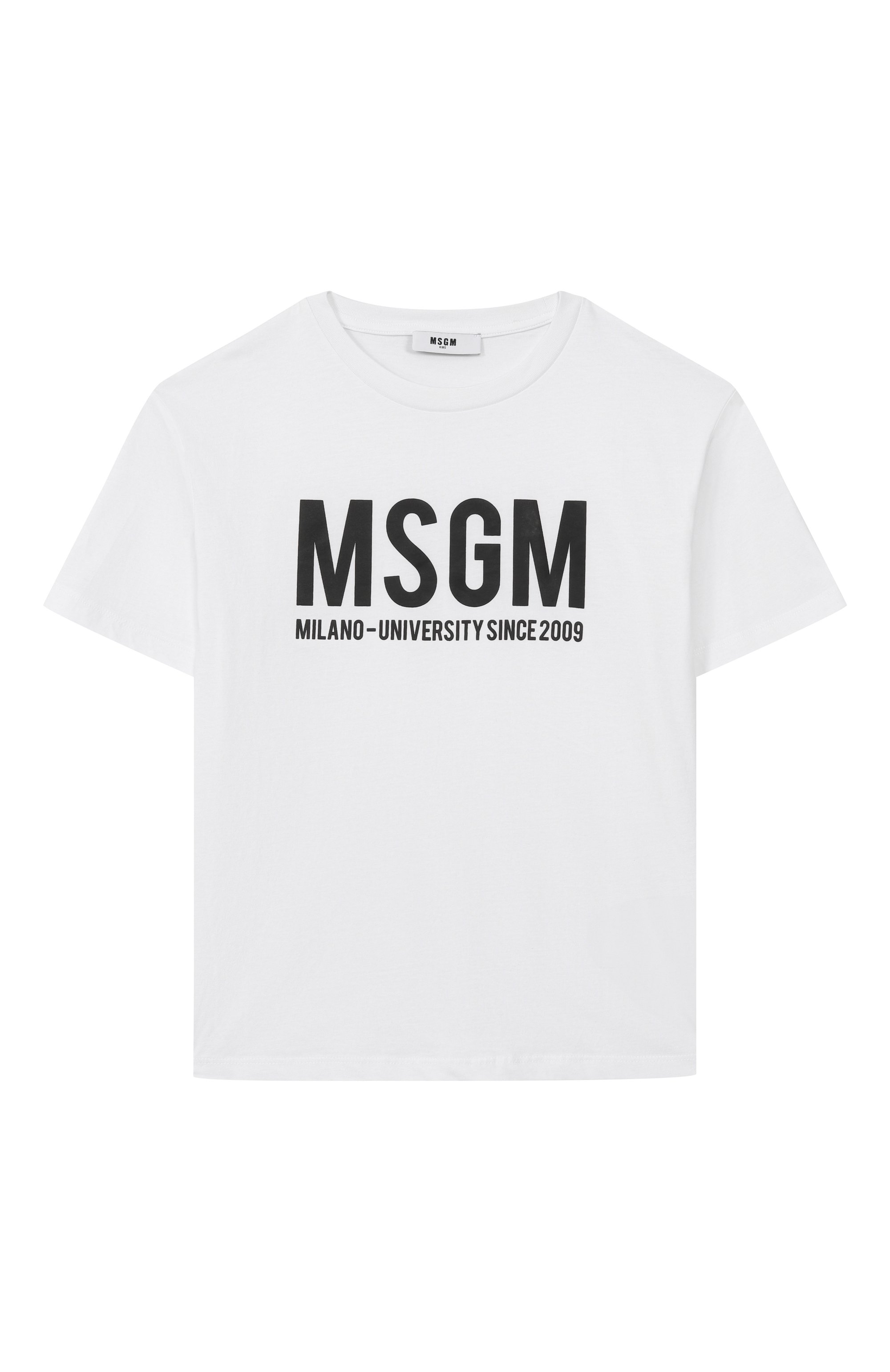 Хлопковая футболка MSGM KIDS, арт. S6MSJUTH051, фото 1