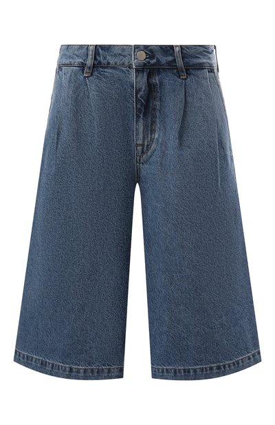 Джинсовые шорты AG ADRIANO GOLDSCHMIED синего цвета по цене 25750 руб., арт. W0027-016, фото 1 Джинсовые шорты AG ADRIANO GOLDSCHMIED, арт. W0027-016, фото 1