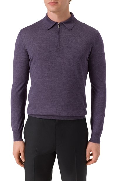 Поло из шерсти и шелка GRAN SASSO, арт. 57137/13190, фото 3