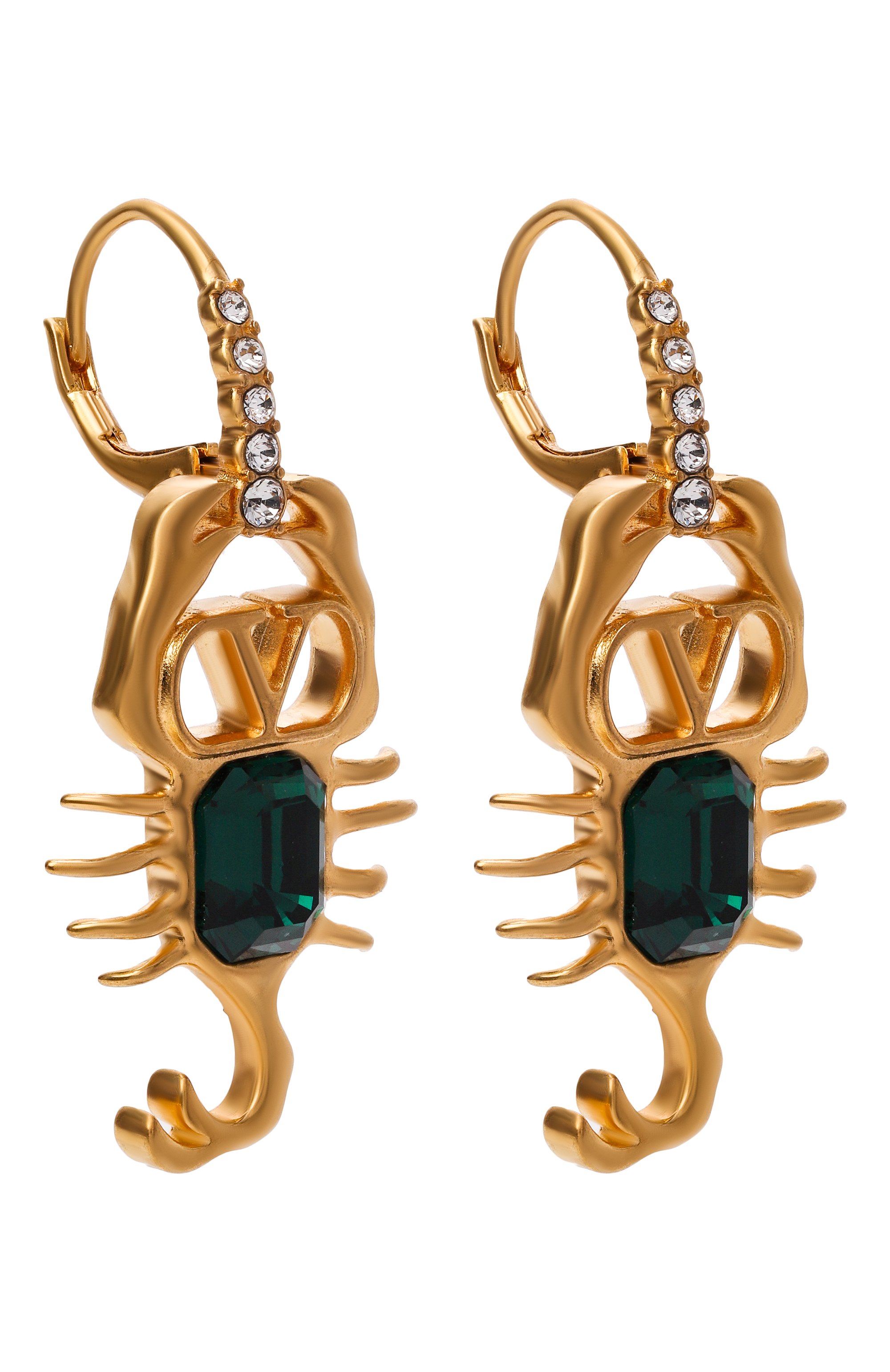 Серьги VALENTINO золотого цвета по цене 55850 руб., арт. 8W2J0Z76/YCW, фото 3 Серьги VALENTINO, арт. 8W2J0Z76/YCW, фото 3