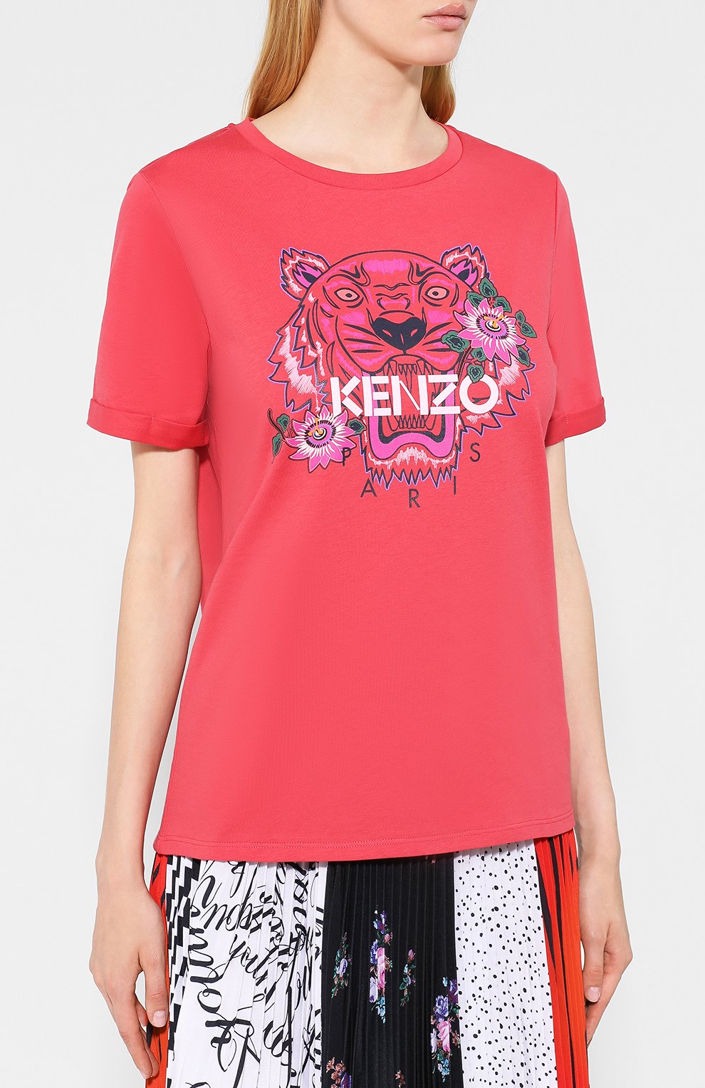 Хлопковая футболка KENZO, арт. F962TS8124Y0, фото 3