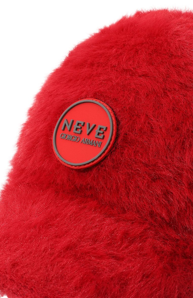 Мужская бейсболка neve из экомеха GIORGIO ARMANI красного цвета, арт. 747406/3F701 | Фото 4 (Материал сплава: Проставлено; Материал: Синтетический материал, Текстиль; Нос: Не проставлено)