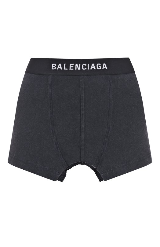 Хлопковая юбка Balenciaga 839695/TSVZ1 Чёрный 839695/TSVZ1
